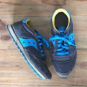 Saucony Jazz Low Pro gray and blue